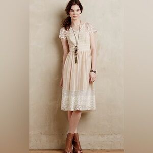 Anthropologie Moulinette Soeurs Poema Lace Dress